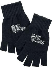 Iron Maiden Fingerløse handsker - Logo - Unisex - sort