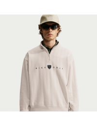 Nike Fairway Fresh oversized Therma-FIT-golfoverdel med 1/2-lynlås til mænd - brun