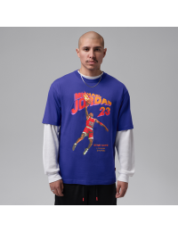 Jordan Brooklyn Graphic-T-shirt til mænd - blå