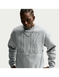 Løstsiddende Nike Solo Fleece-sweatshirt med crewneck til mænd - grå