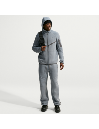Nike Tech-fleecebukser med åben kant og detaljer i reflekterende design til mænd - grå