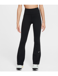 Nike One Dri-FIT-leggings med svaj til piger - sort