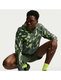 Nike Miler Repel-løbejakke med print og UV-beskyttelse til mænd - grøn