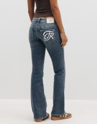 True Religion - Blå - Becca Lr Bootcut