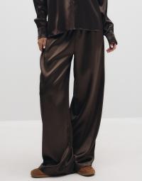 Pieces - Brun - Pcevy Mw Loose Pants Wvn Bc