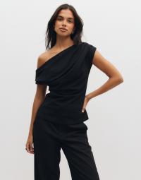 Neo Noir - Sort - Mabelle Drapy Top