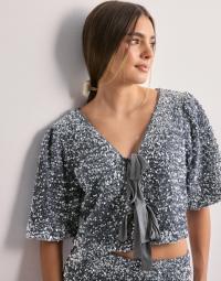 OBJECT - Sølv - Objkinne 2/4 Tie Top 136