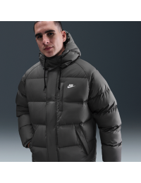 Nike Club Therma-FIT-parka til mænd - grå