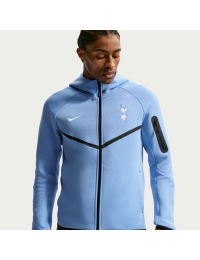 Tottenham Hotspur Tech Fleece Nike Windrunner-hættetrøje med fuld lynlås til mænd - blå