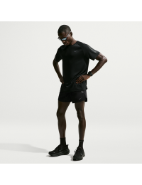 Nike Stride Dri-FIT Winterized-løbeshorts med indershorts (13 cm) til mænd - sort