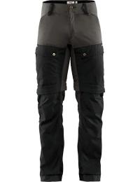 Fjällräven Men's Keb Gaiter Trousers Long Black/Stone Grey
