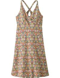 Patagonia Women's Amber Dawn Dress Butterfly Geo: Weathered Stone