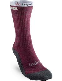Injinji Women's Liner + Hiker Crew Maroon