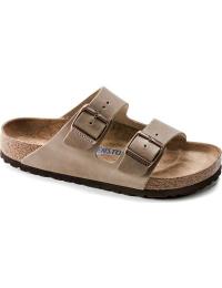 Birkenstock Arizona Oiled Nubuck Leather Soft Footbed Regular Tabacco Brown