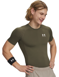 Under Armour Men's UA HG Armour Comp Short Sleeve Marine Od Green