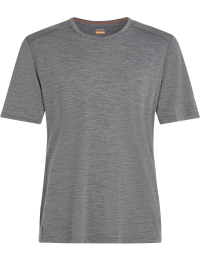 Icebreaker Men's 200 Oasis Short Sleeve Crewe Gritstone Heather