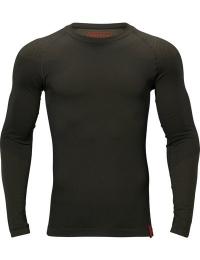 Härkila Men's Härkila Base Active L/S Round Neck Dark Willow Green
