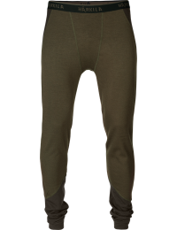 Härkila Men's Base Warm Long Johns Willow Green/Shadow Brown