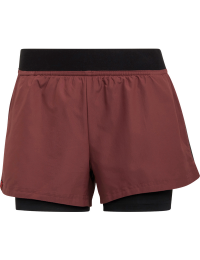 FiveTen Women's Two-in-One Climb Shorts Quiet Crimson/Black