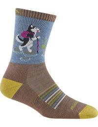 Darn Tough Women's Critter Club Micro Crew Lightweight with Cushion Bark