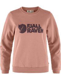 Fjällräven Women's Fjällräven Logo Sweater Dusty Rose-Port