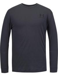 Under Armour Men's UA Left Chest Longsleeve Black