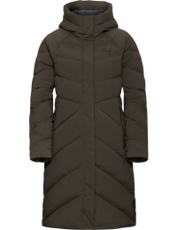Jack Wolfskin Women's Marienplatz Coat Obsidian Moss