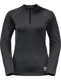 Jack Wolfskin Women's Bike Commute Halfzip Phantom