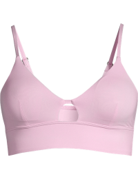 Casall Women's Triangle Cut-Out Bikini Top Clear Pink