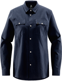Haglöfs Women's Curious Hemp Shirt Tarn Blue