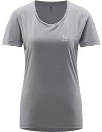Haglöfs Women's Ridge Hike Tee Concrete Solid