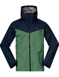 Bergans Men's Skarlight 3L Shell Jacket Dark Jade Green/Navy Blue
