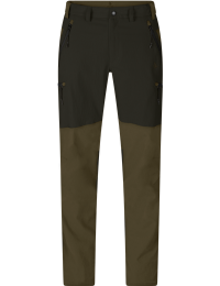 Seeland Men's Outdoor Stretch Trousers Grizzly Brown/Duffel Green