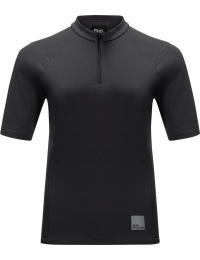 Jack Wolfskin Women's Bike Commute Half Zip T-Shirt Phantom