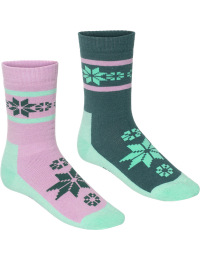 Kari Traa Women's Rusa Wool Sock 2-pack Lily