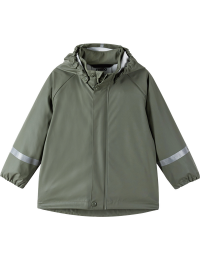 Reima Kids' Raincoat Lampi Greyish Green 8920