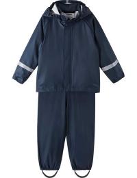 Reima Kids' Shell Rain Outfit Tihku Navy