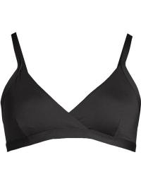 Casall Women's Overlap Bikini Top Black