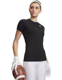Under Armour Women's UA Hg Authentics Comp SS Ultimate Black