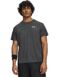 Under Armour Men's UA Tech Textured Short Sleeve Downpour Gray