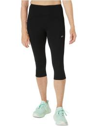 Asics Women's Road High Waist Capri Tight Performance Black