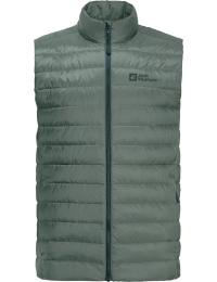 Jack Wolfskin Men's Pilvi Down Vest Hedge Green