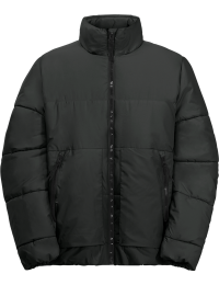 Jack Wolfskin Teens' Insulated Jacket Granite Black