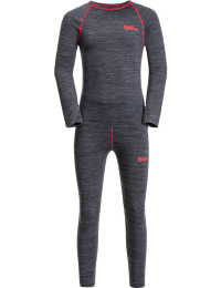 Jack Wolfskin Kids' Merino Baselayer Set Night Blue