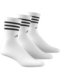 Adidas 3-Stripes Cushioned Sportswear Crew Socks 3-Pairs White/Black