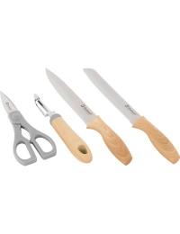 Outwell Chena Knife Set with Peeler and Scissors Blue