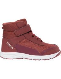 Viking Kids' Knapper Reflective Mid Waterproof 1V Dark Pink