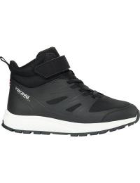 Viking Footwear Juniors' Equip Mid Waterproof 1V Black