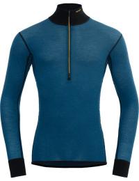 Devold Men's Wool Mesh 190 Zip Neck Flood/Caviar