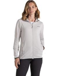 Craghoppers Women's Nosilife Afia Hooded Jacket Light Grey Marl